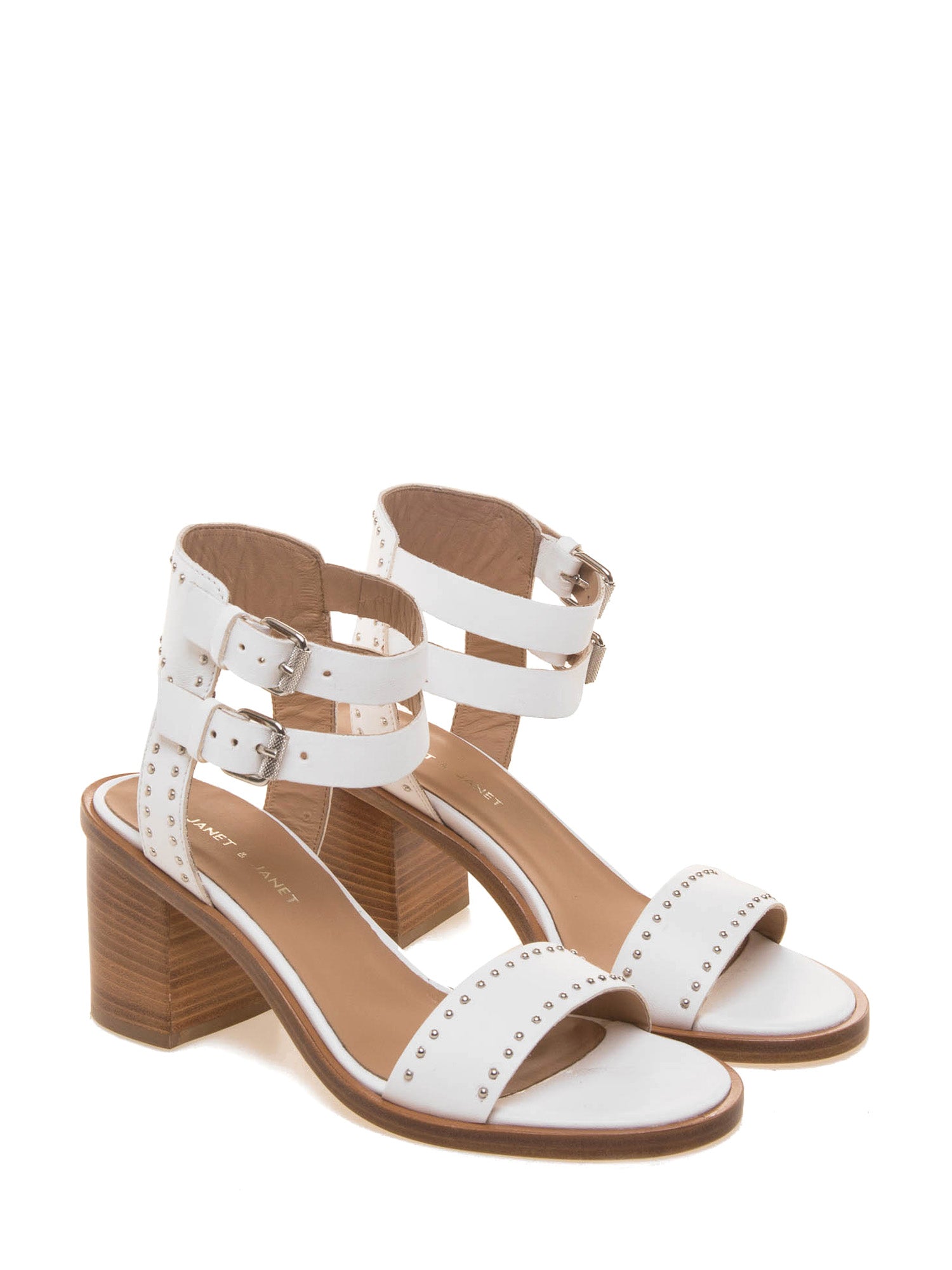 Sandali tacco Bianco Janet & Janet