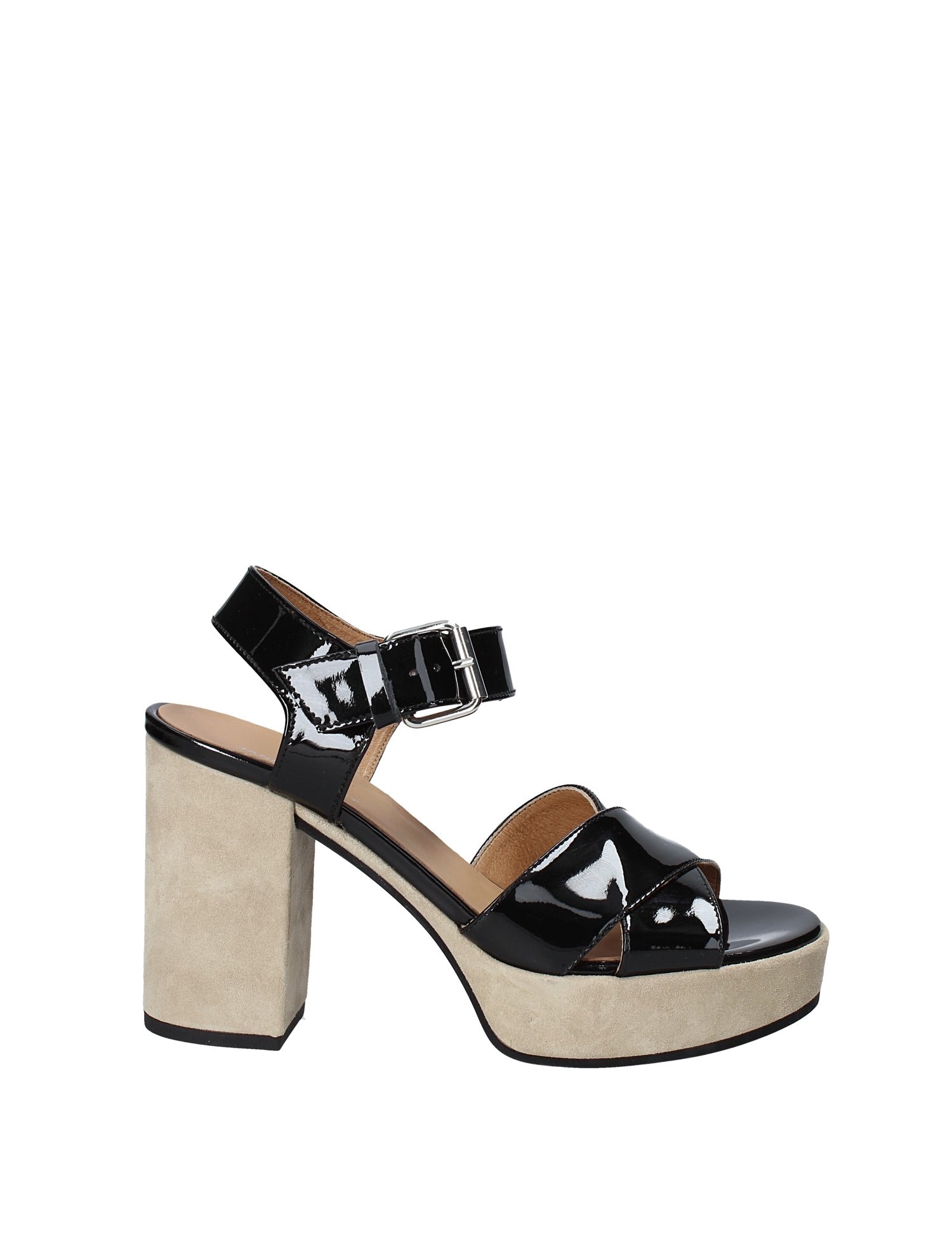 Sandali tacco Nero Janet Sport