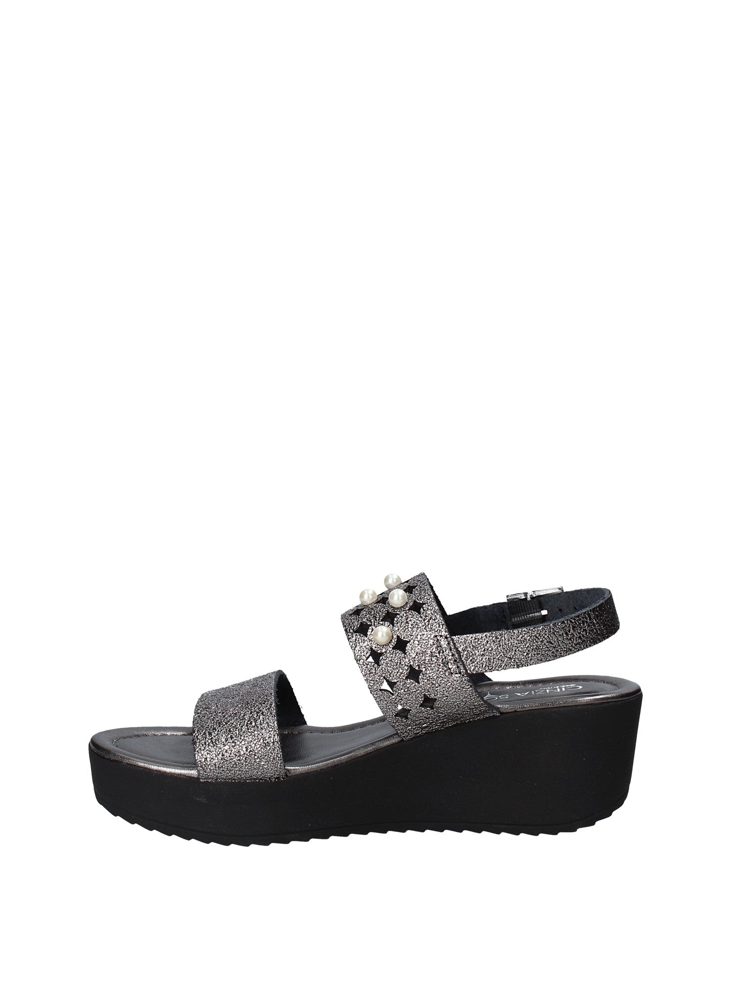 Sandali zeppa Grigio Cinzia Soft