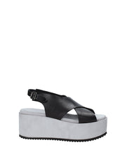 Sandali zeppa Nero Pregunta