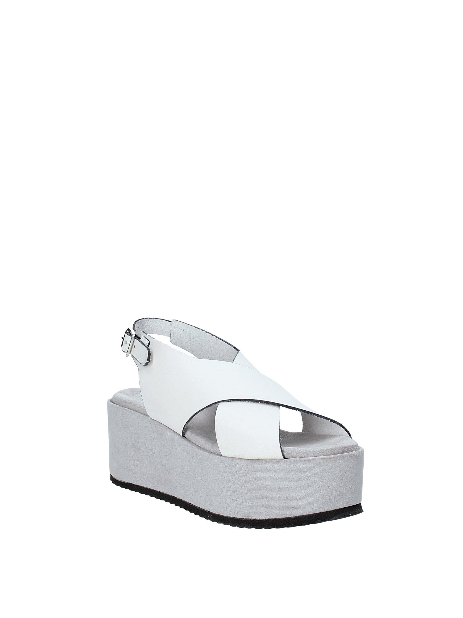 Sandali zeppa Bianco Pregunta