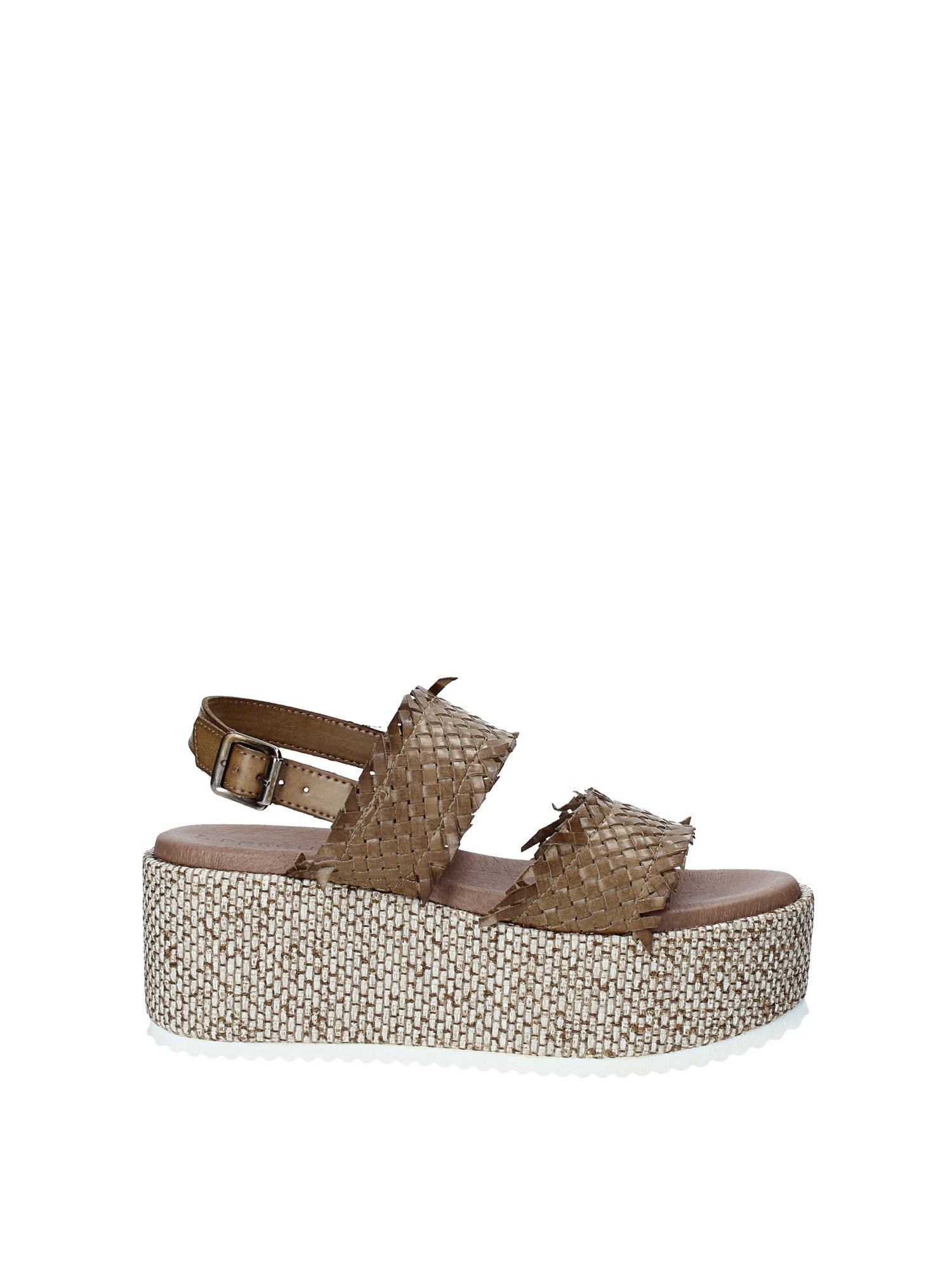 Sandali zeppa Marrone Pregunta