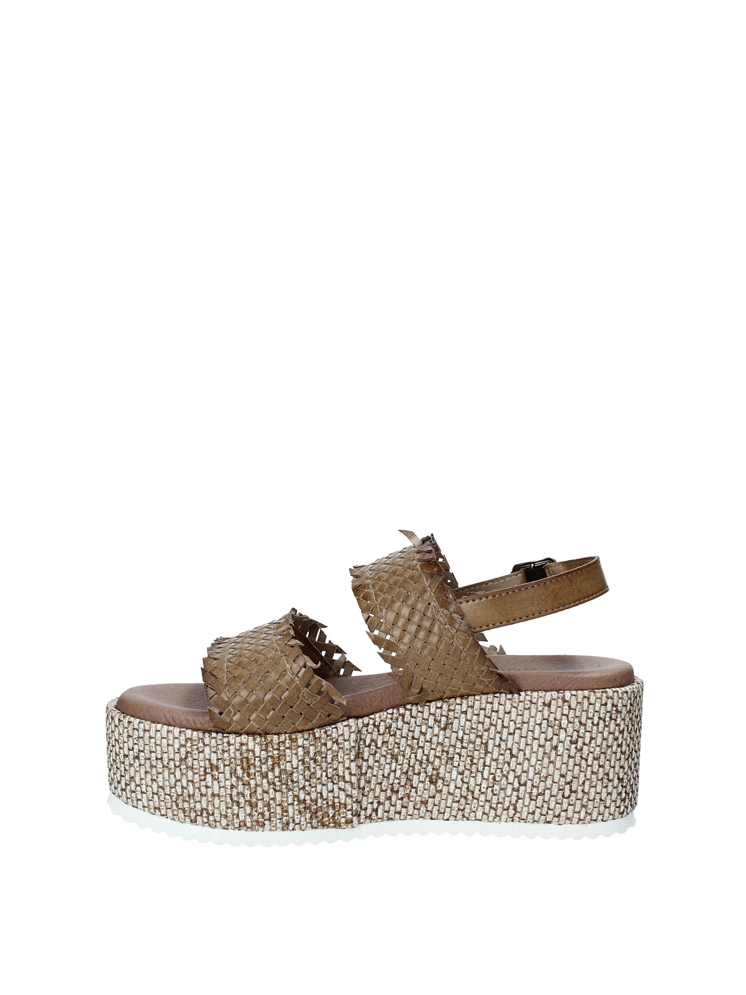 Sandali zeppa Marrone Pregunta