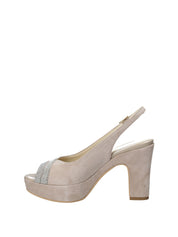 Sandali tacco Beige Soffice Sogno