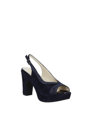 Sandali tacco Blu Soffice Sogno