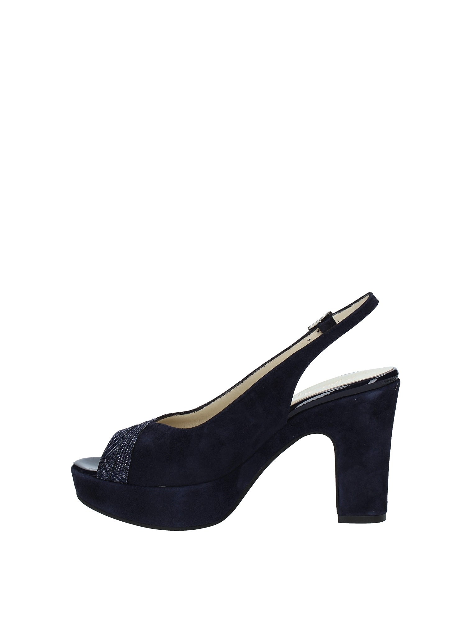 Sandali tacco Blu Soffice Sogno