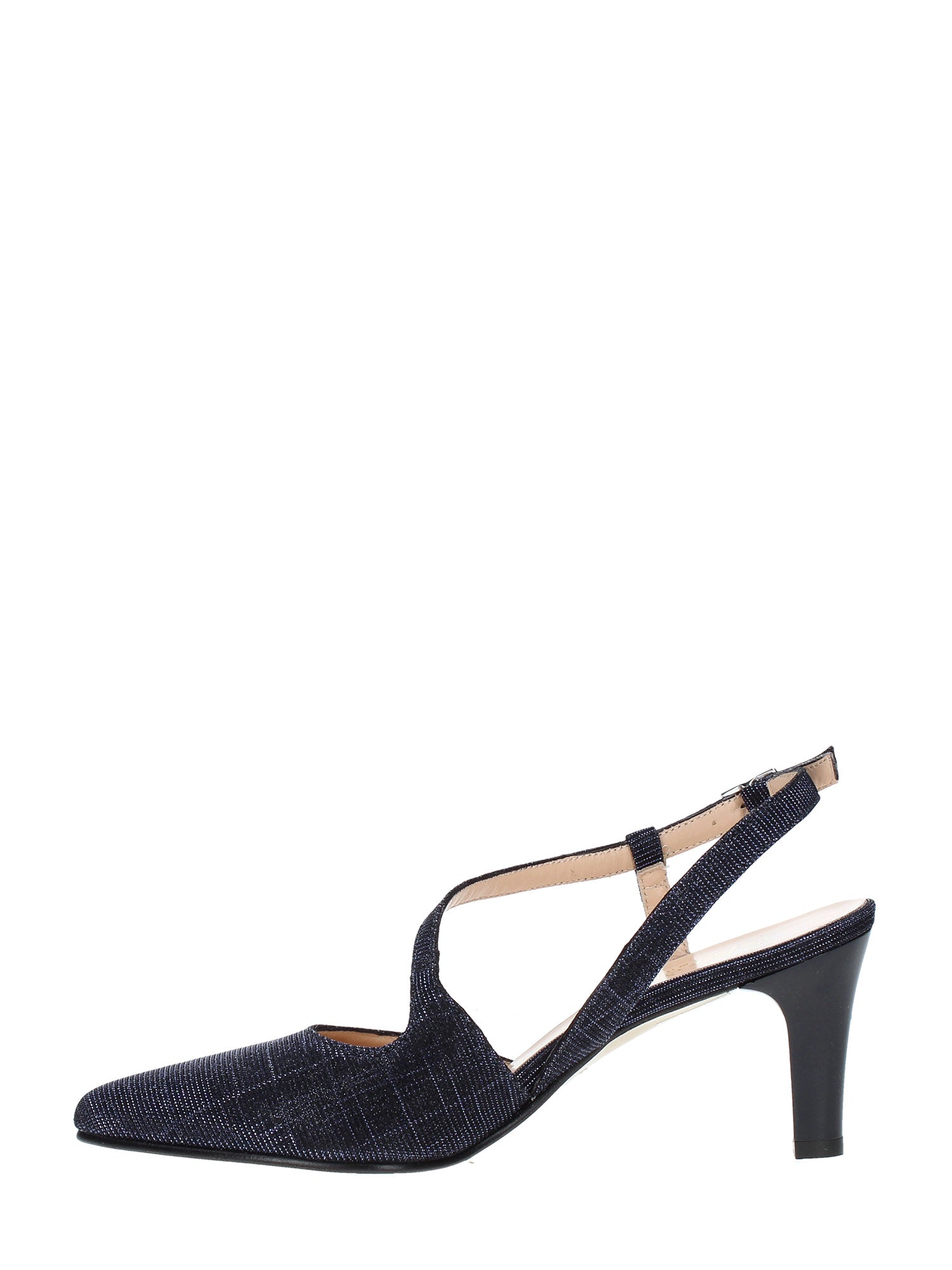 Sandali tacco Blu Soffice Sogno