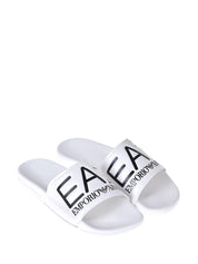 Ciabatte Bianco nero Ea7 Emporio Armani