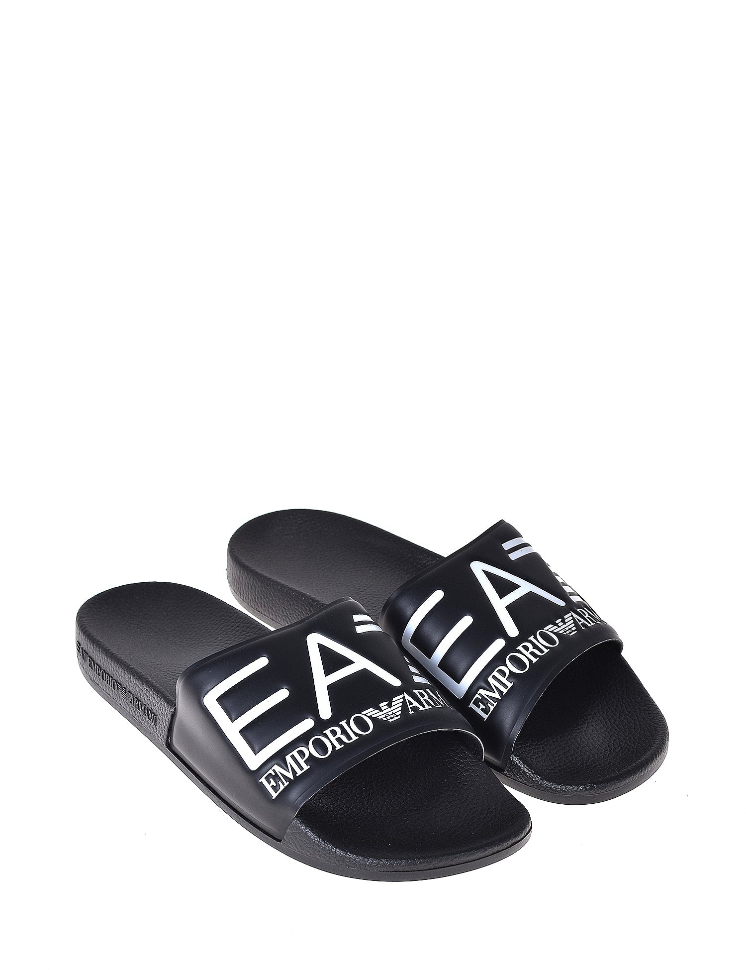 Ciabatte Nero bianco Ea7 Emporio Armani