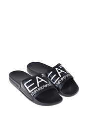 Ciabatte Nero bianco Ea7 Emporio Armani