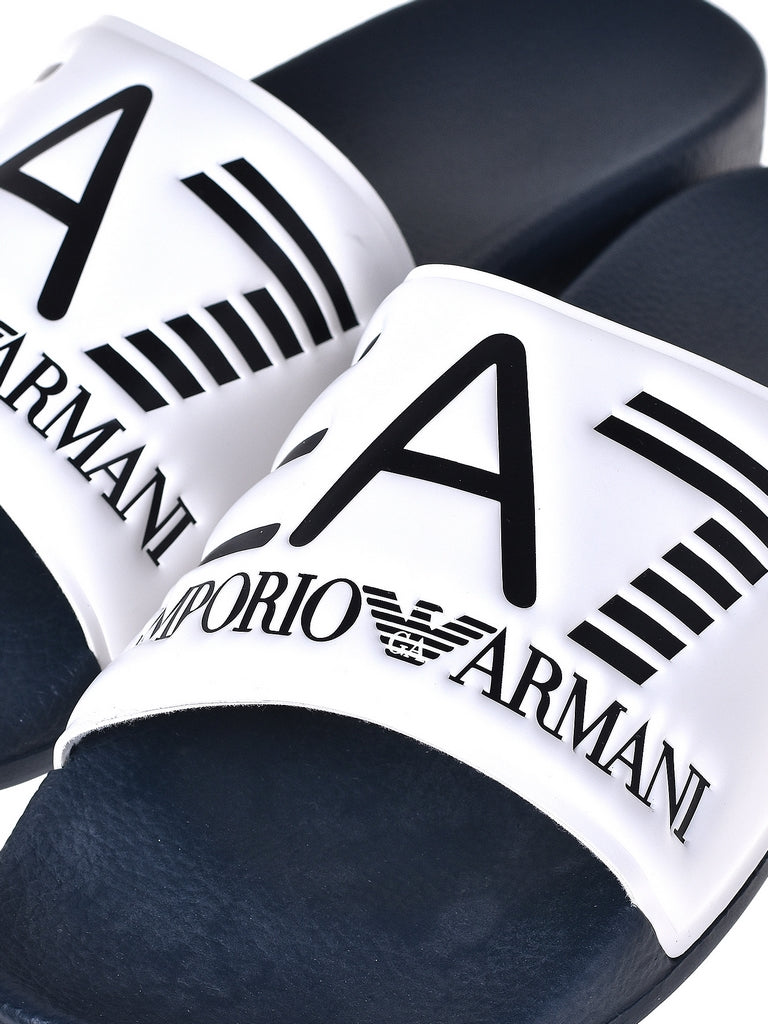 Ciabatte Bianco blu Ea7 Emporio Armani