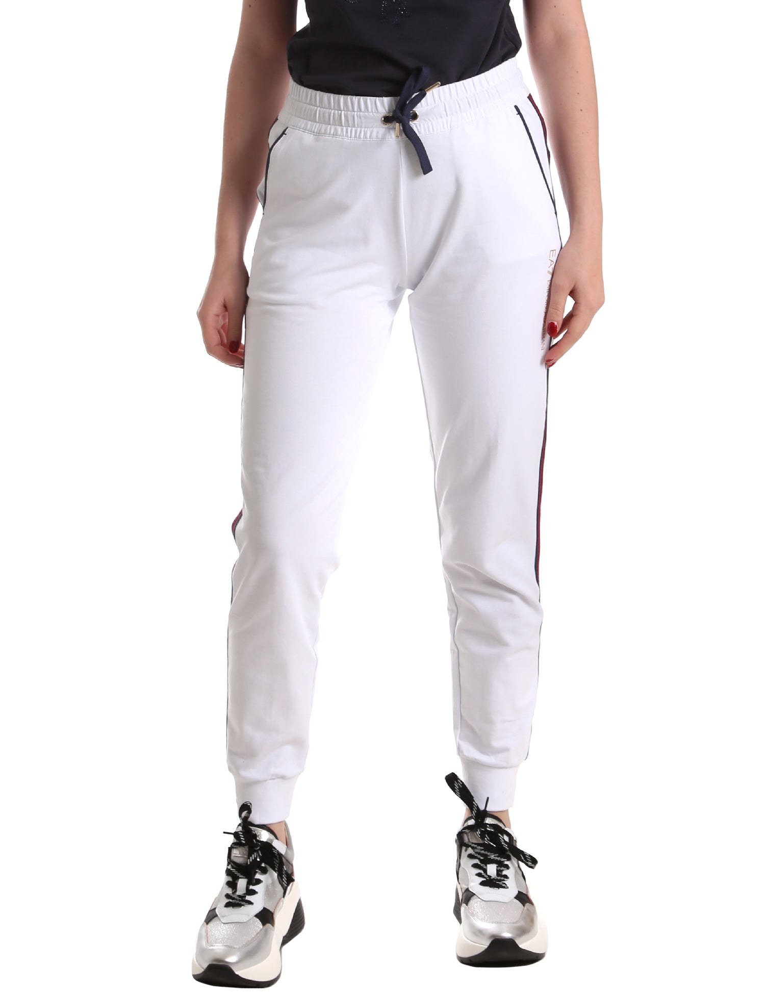 Pantaloni sportivi Bianco Ea7 Emporio Armani