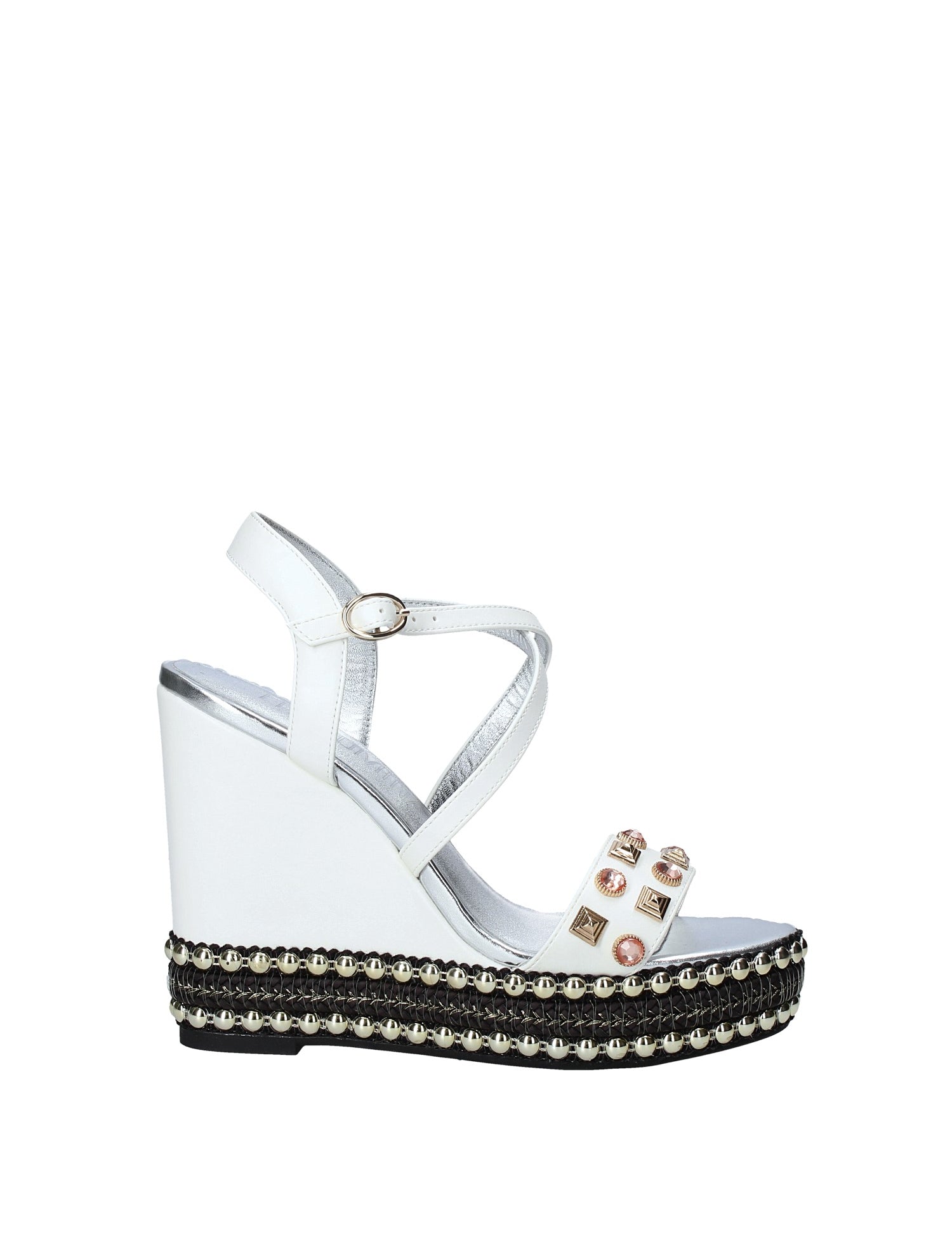 Sandali zeppa Bianco Fracomina