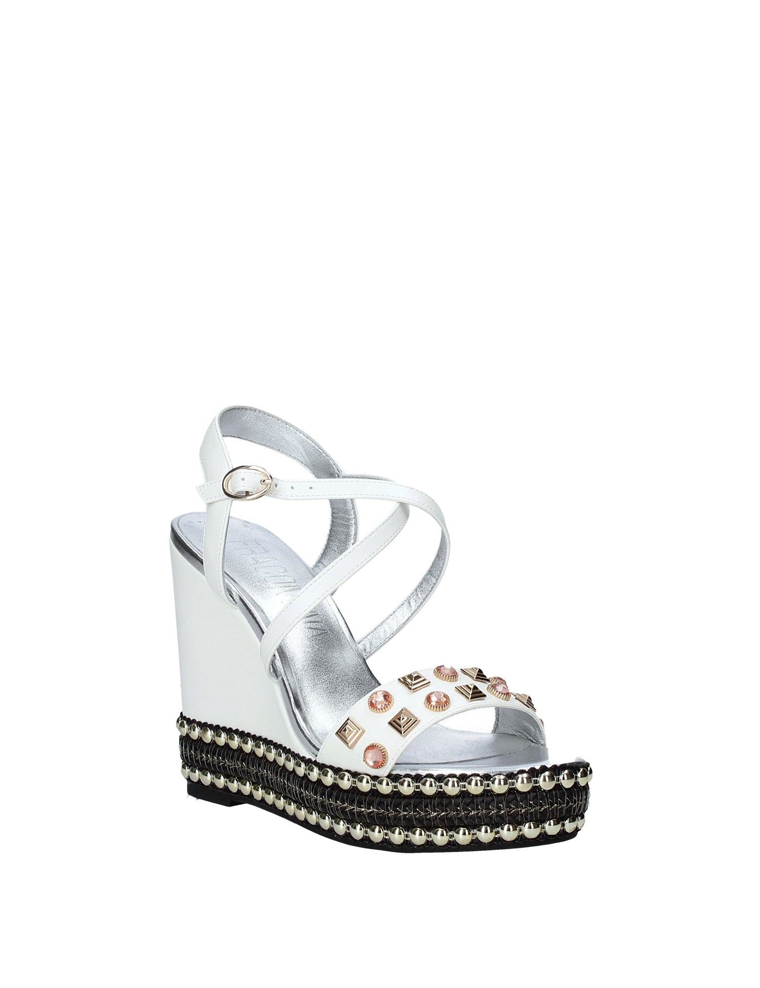 Sandali zeppa Bianco Fracomina