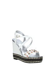 Sandali zeppa Bianco Fracomina