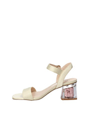 Sandali tacco Beige Fracomina