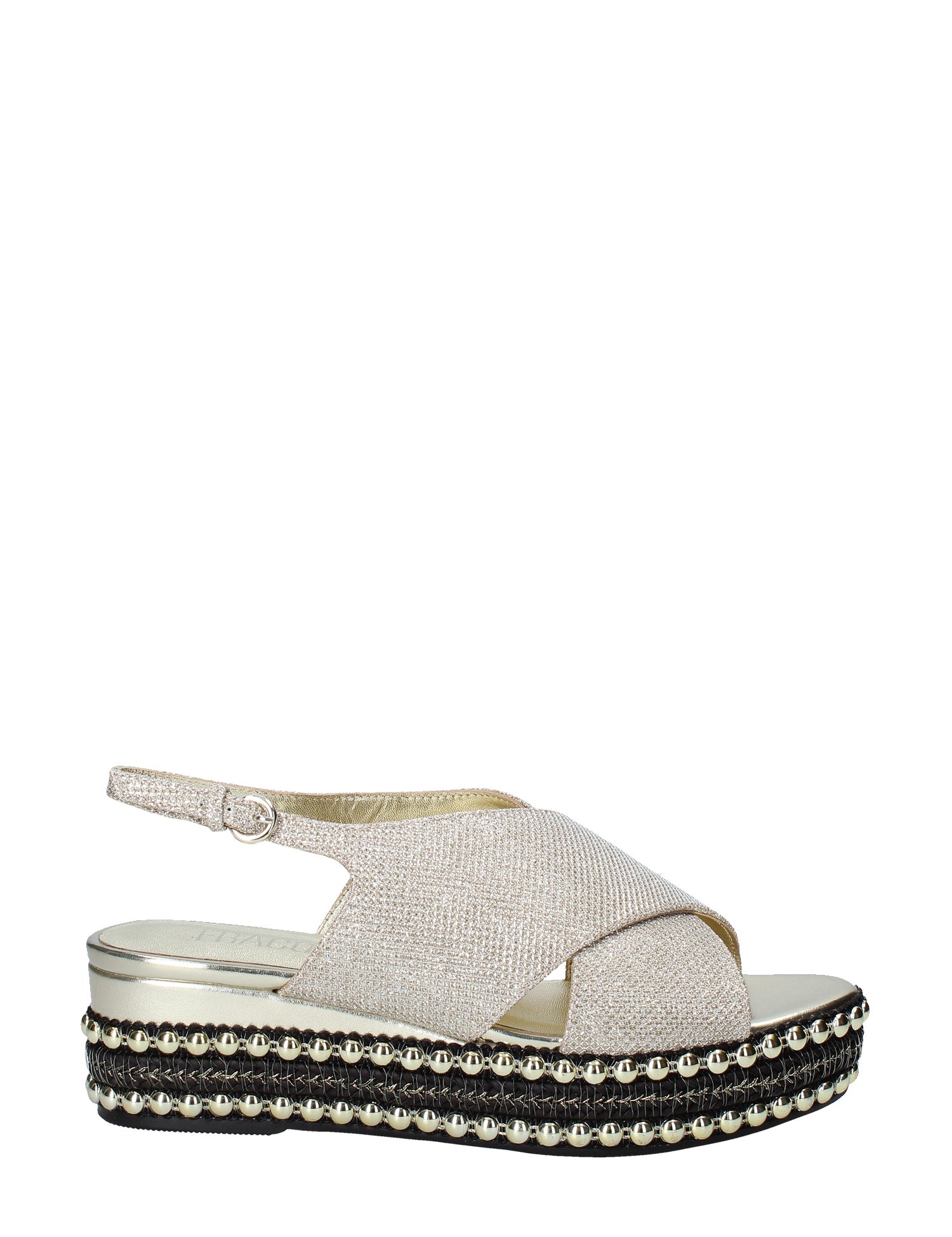 Sandali zeppa Dorato Fracomina