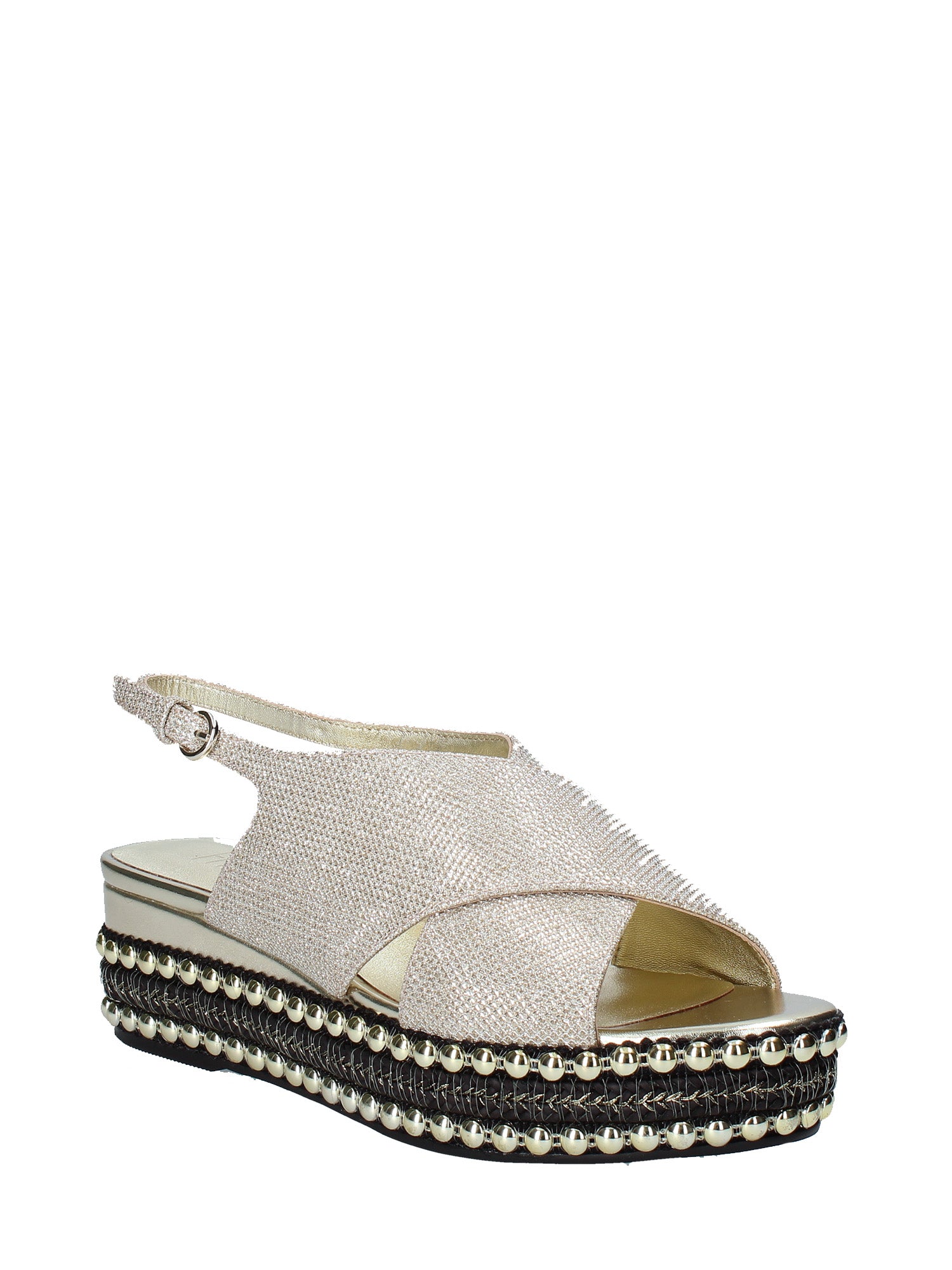 Sandali zeppa Dorato Fracomina