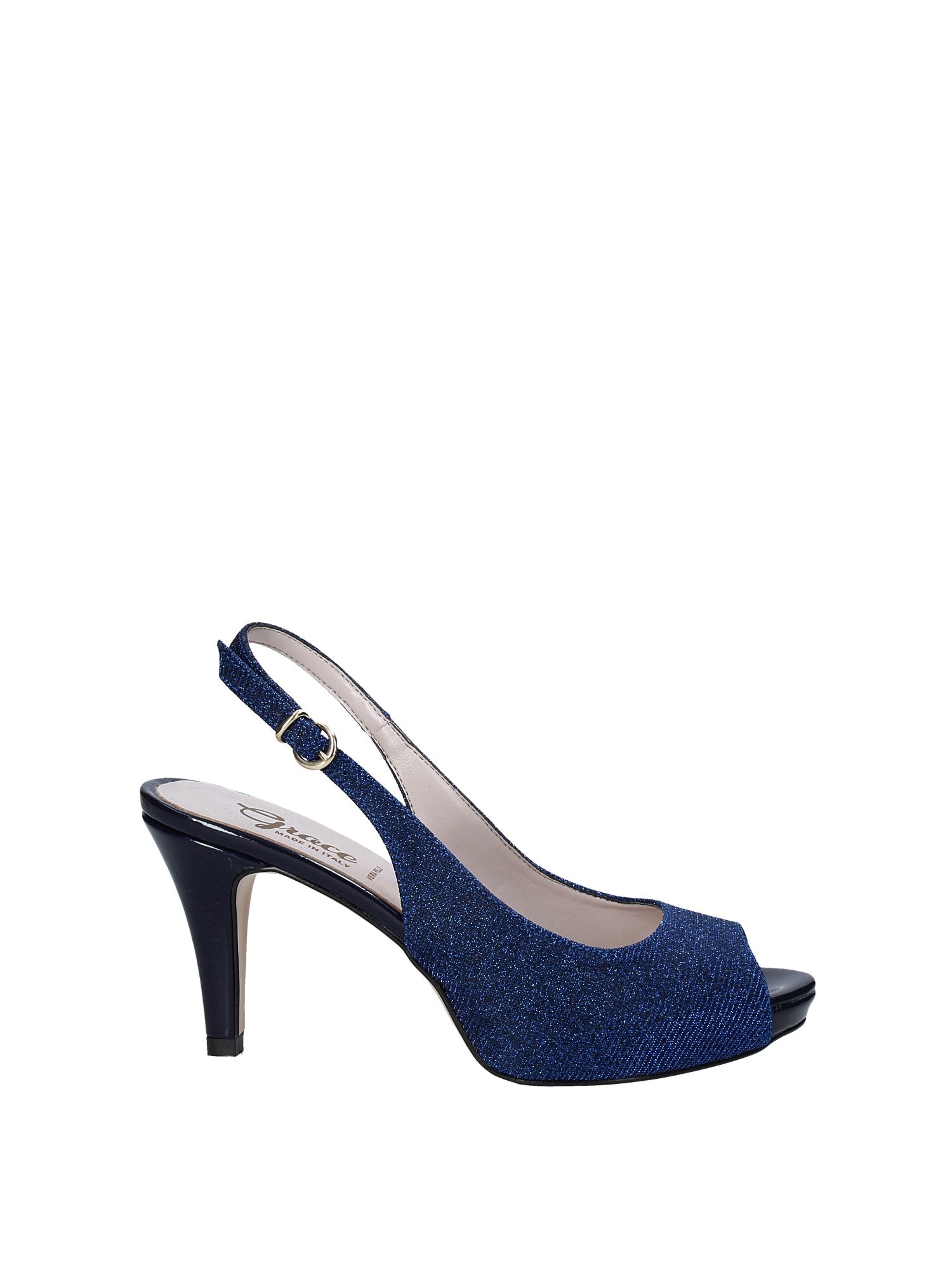 Sandali tacco Blu Grace Shoes