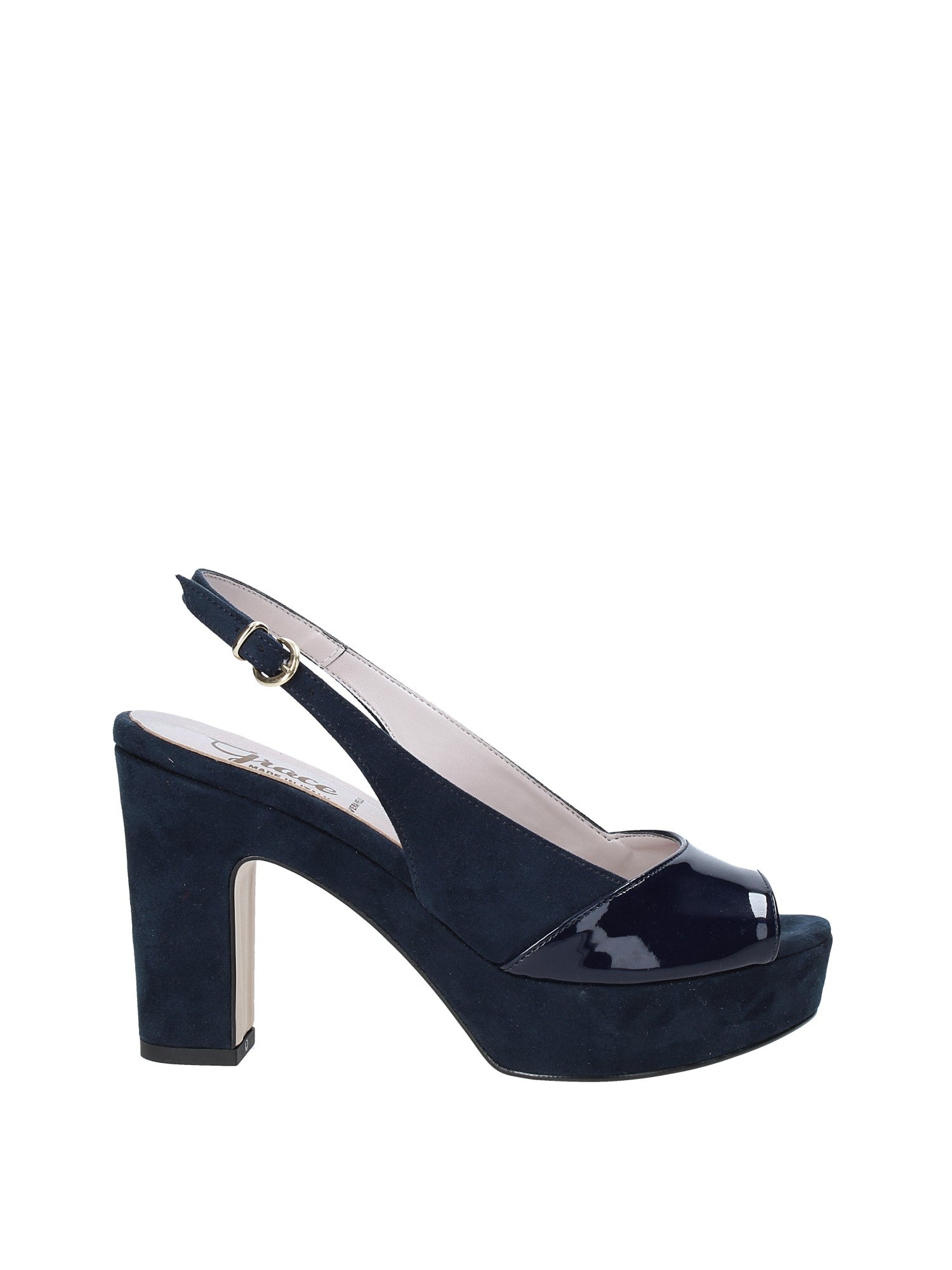 Sandali tacco Blu Grace Shoes