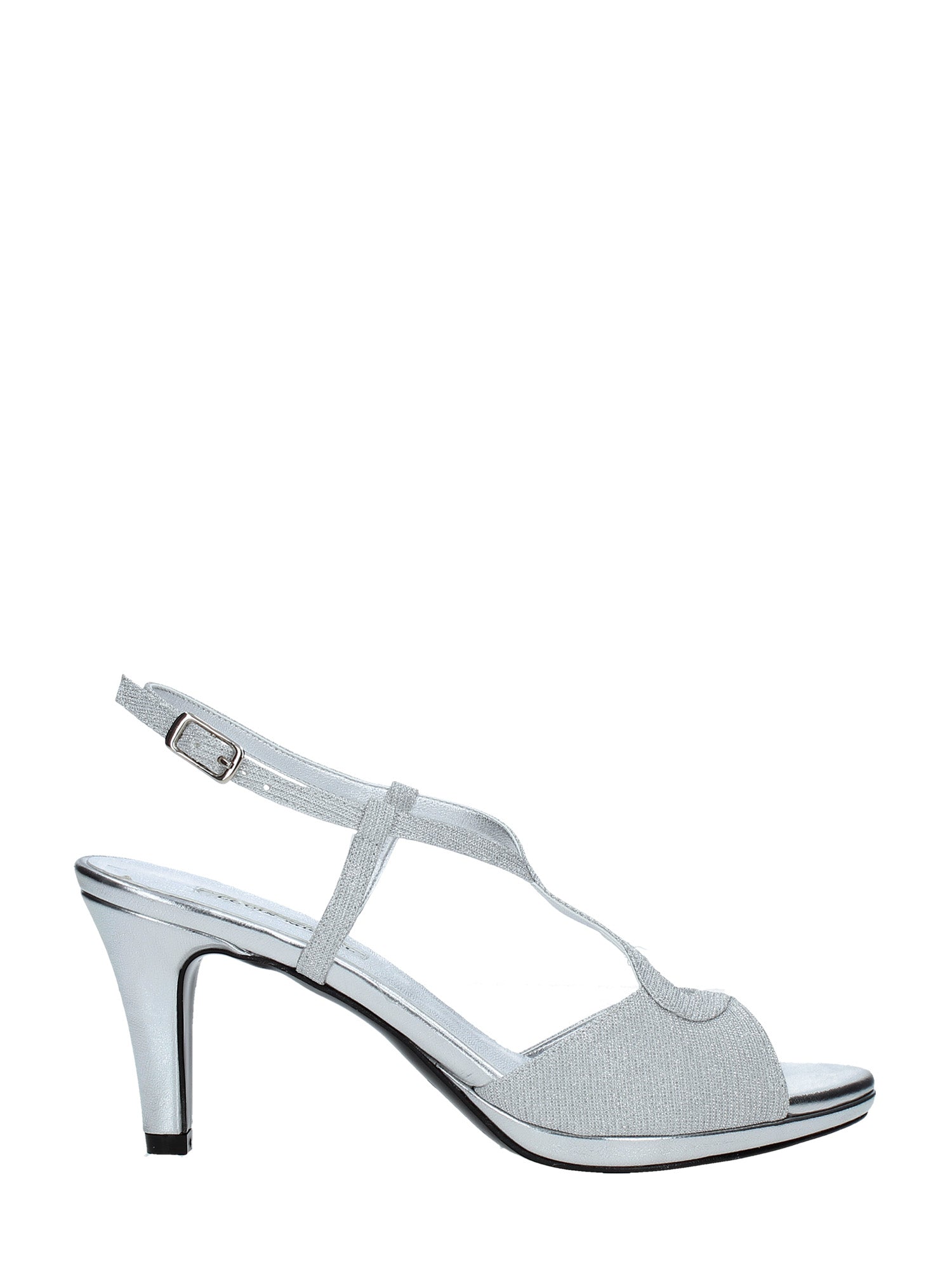 Sandali tacco Argentato Louis Michel