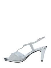 Sandali tacco Argentato Louis Michel