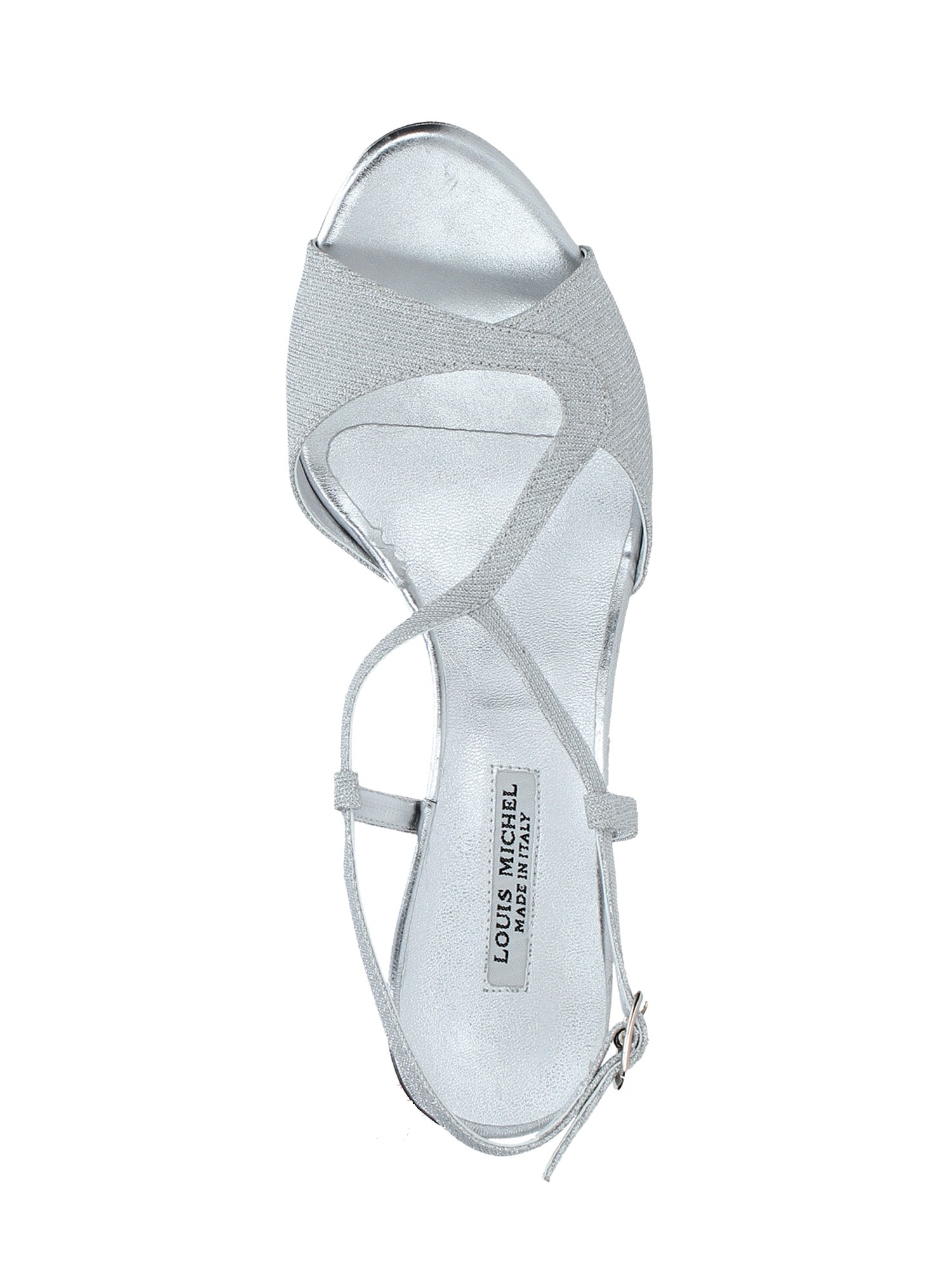 Sandali tacco Argentato Louis Michel