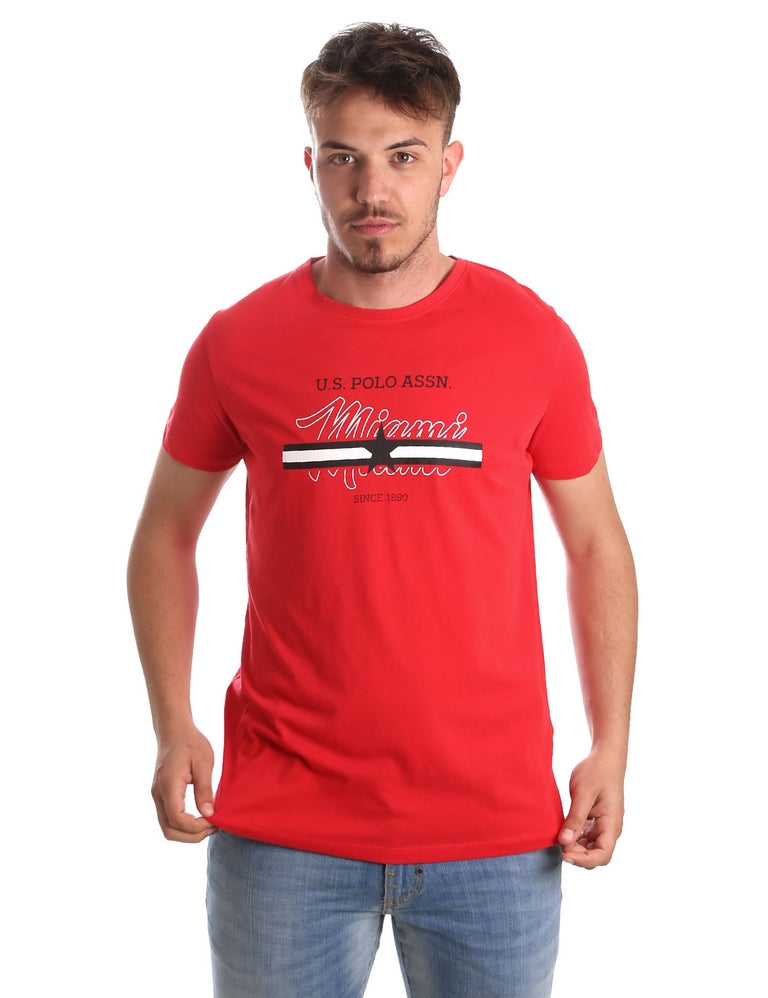 T-shirt Rosso U.s. Polo Assn.