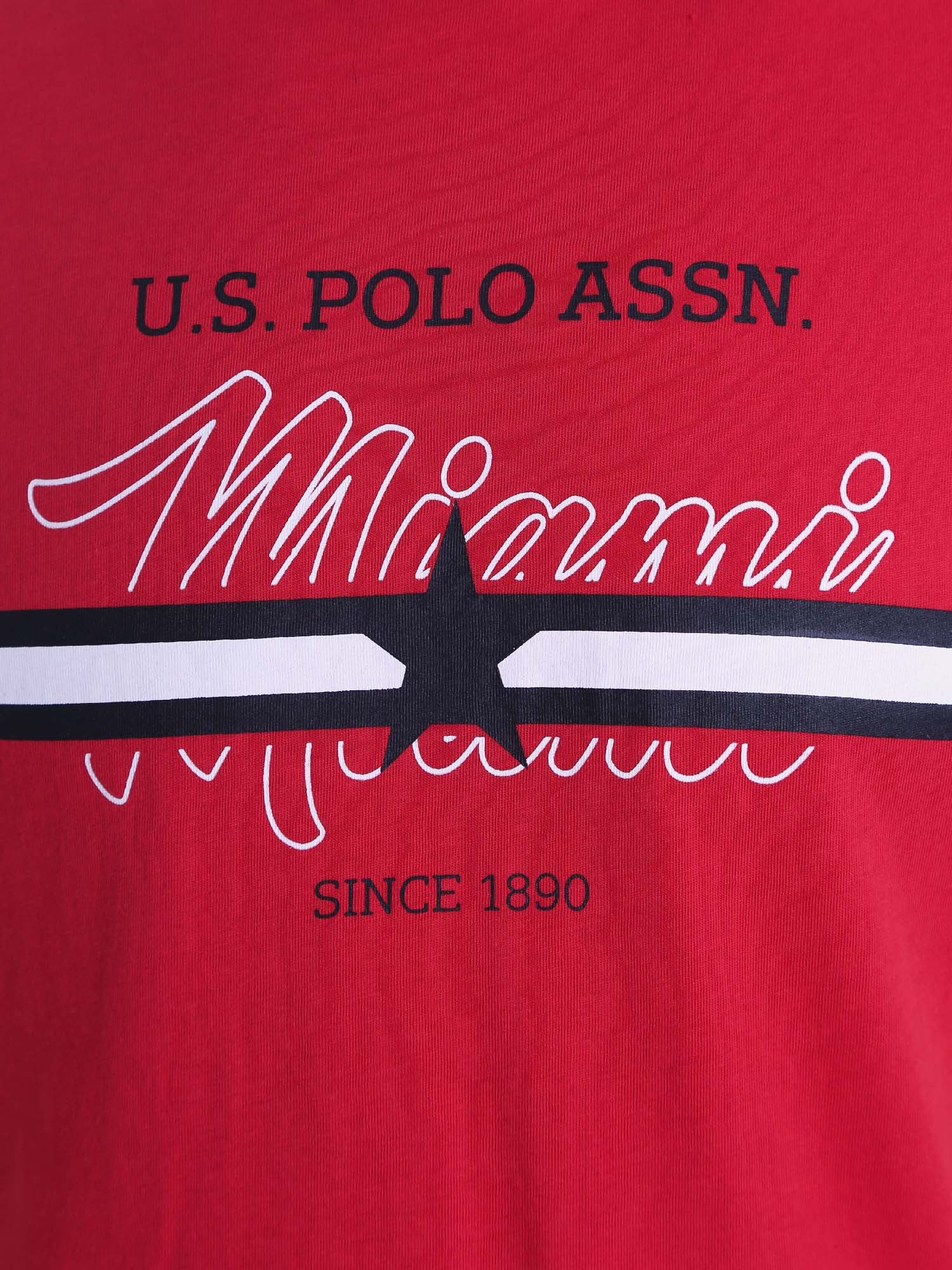 T-shirt Rosso U.s. Polo Assn.