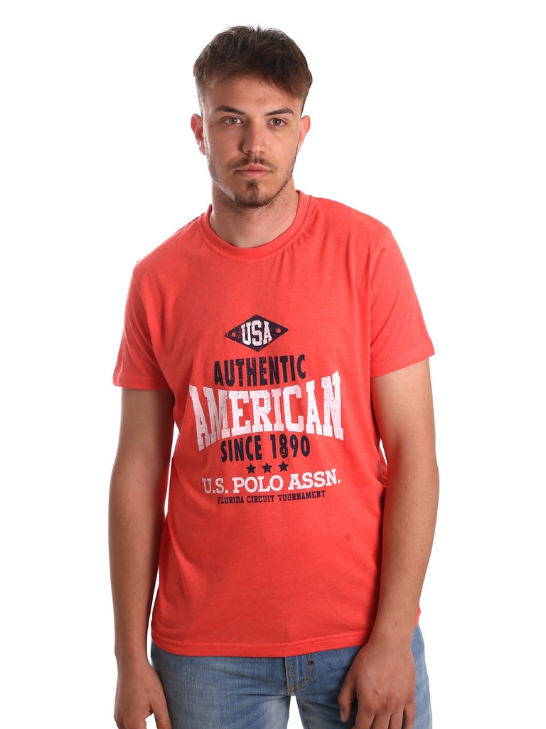 T-shirt Arancio U.s. Polo Assn.