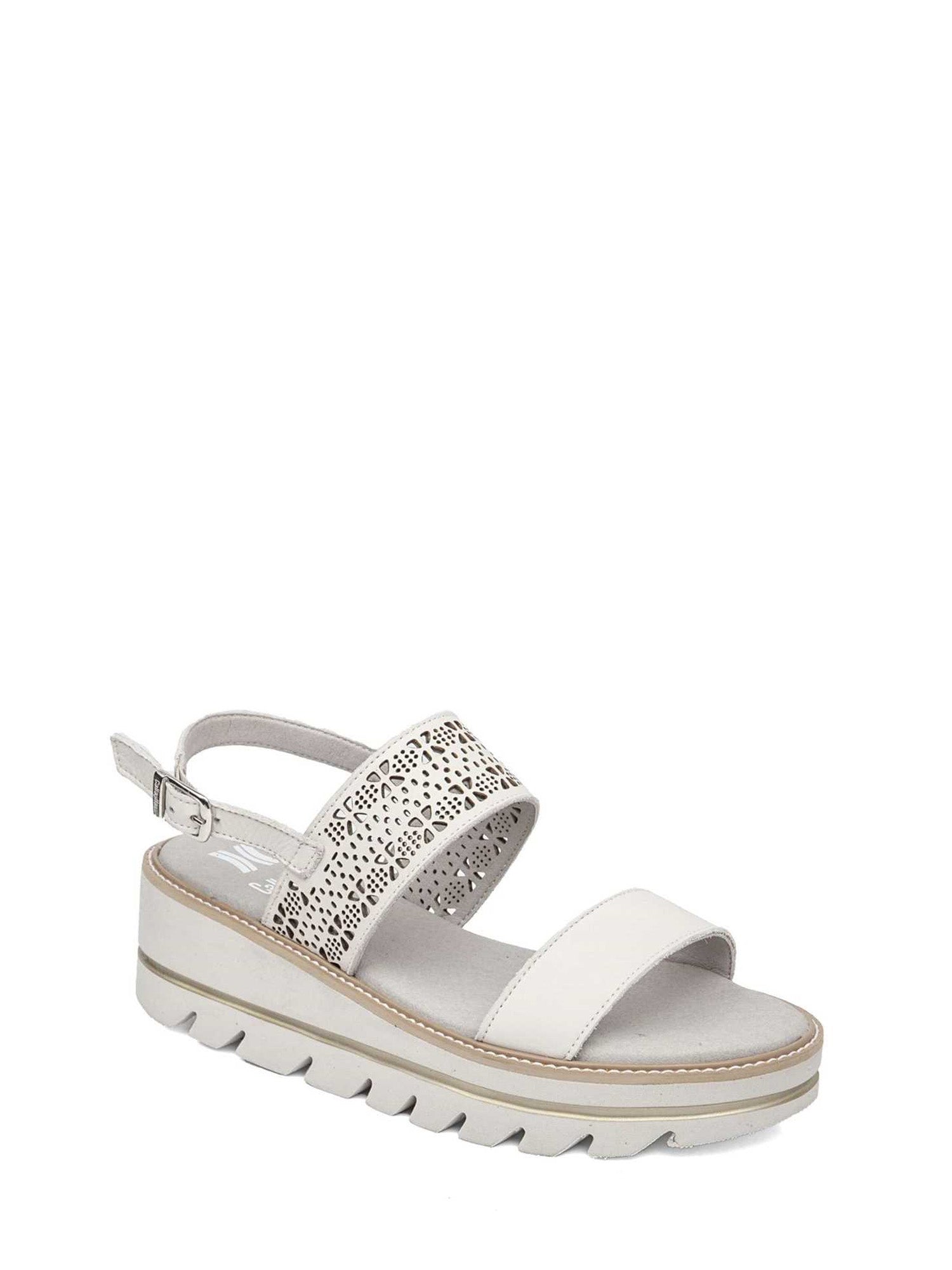 Sandali zeppa Beige Miss Callaghan