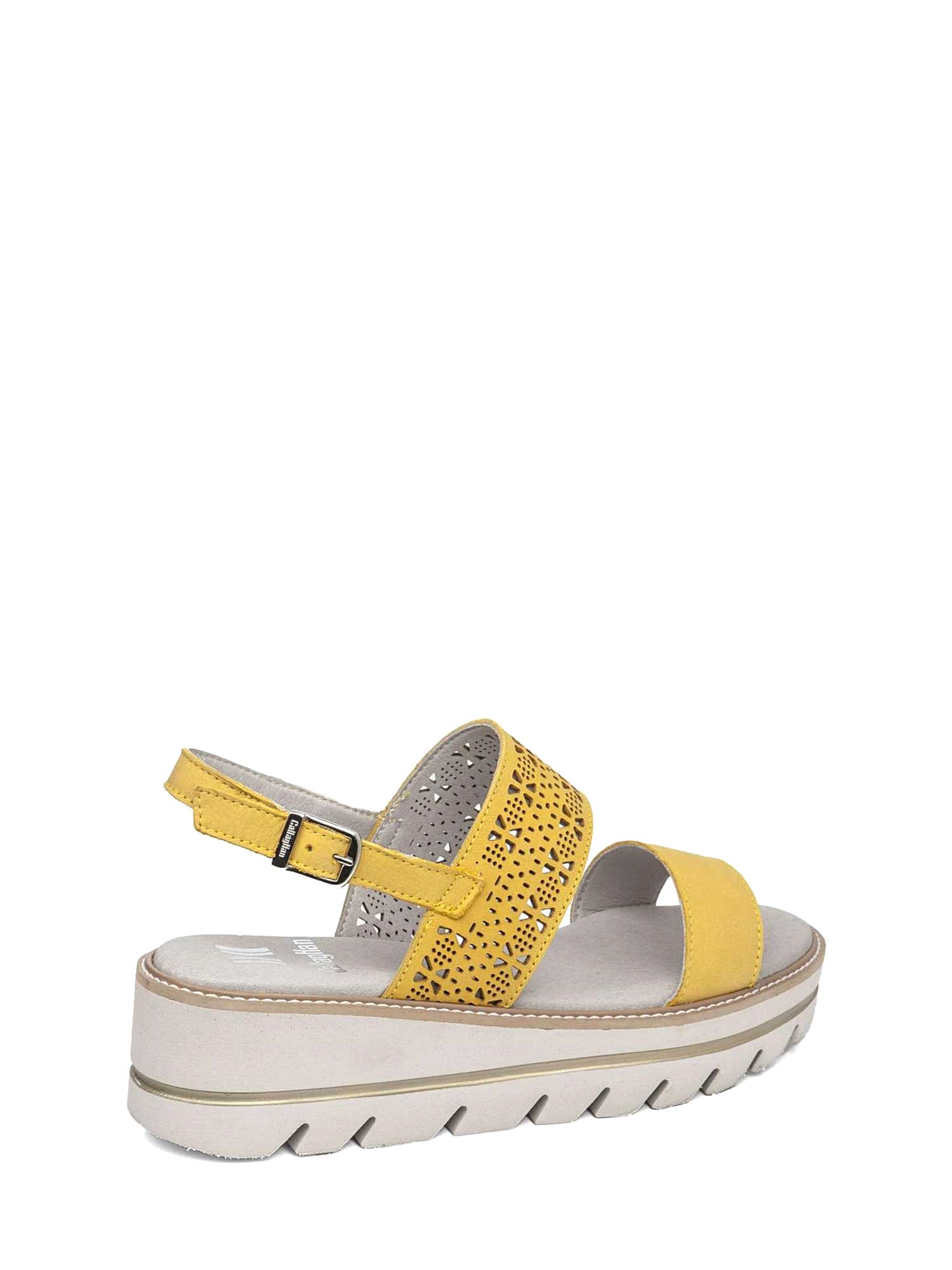 Sandali zeppa Giallo Miss Callaghan