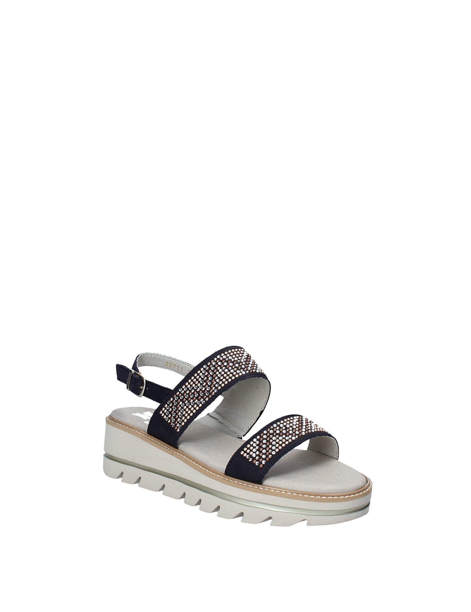 Sandali zeppa Blu Miss Callaghan