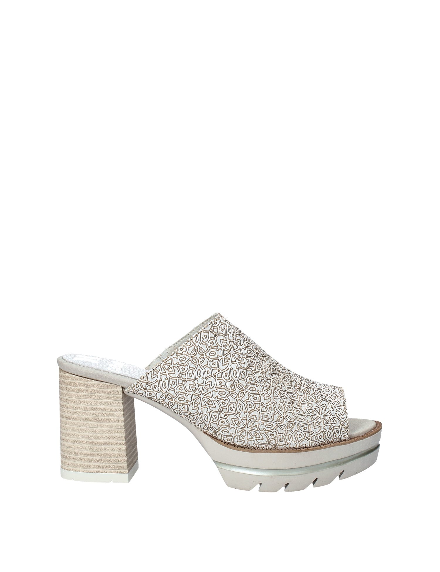 Sandali tacco Bianco Miss Callaghan