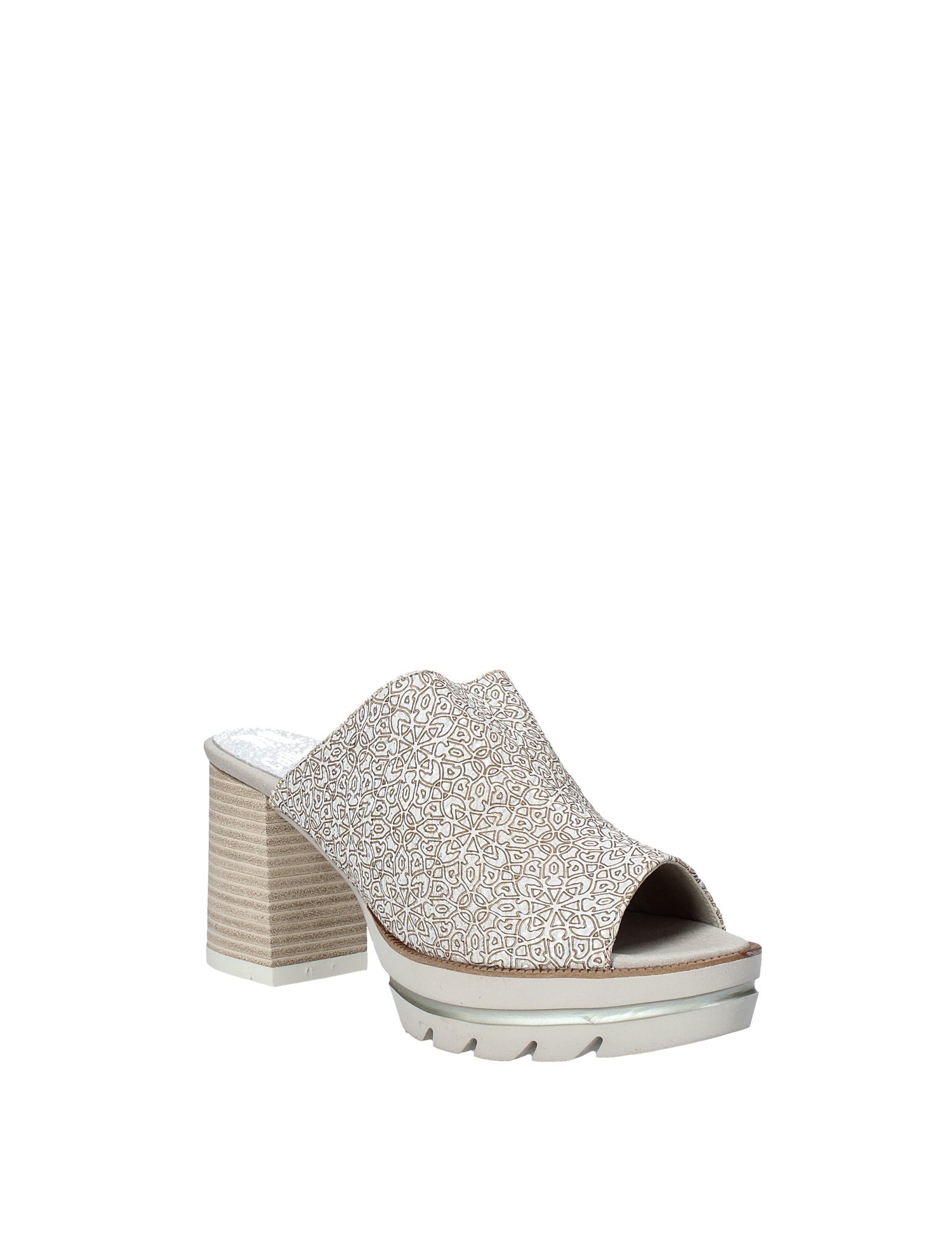 Sandali tacco Bianco Miss Callaghan