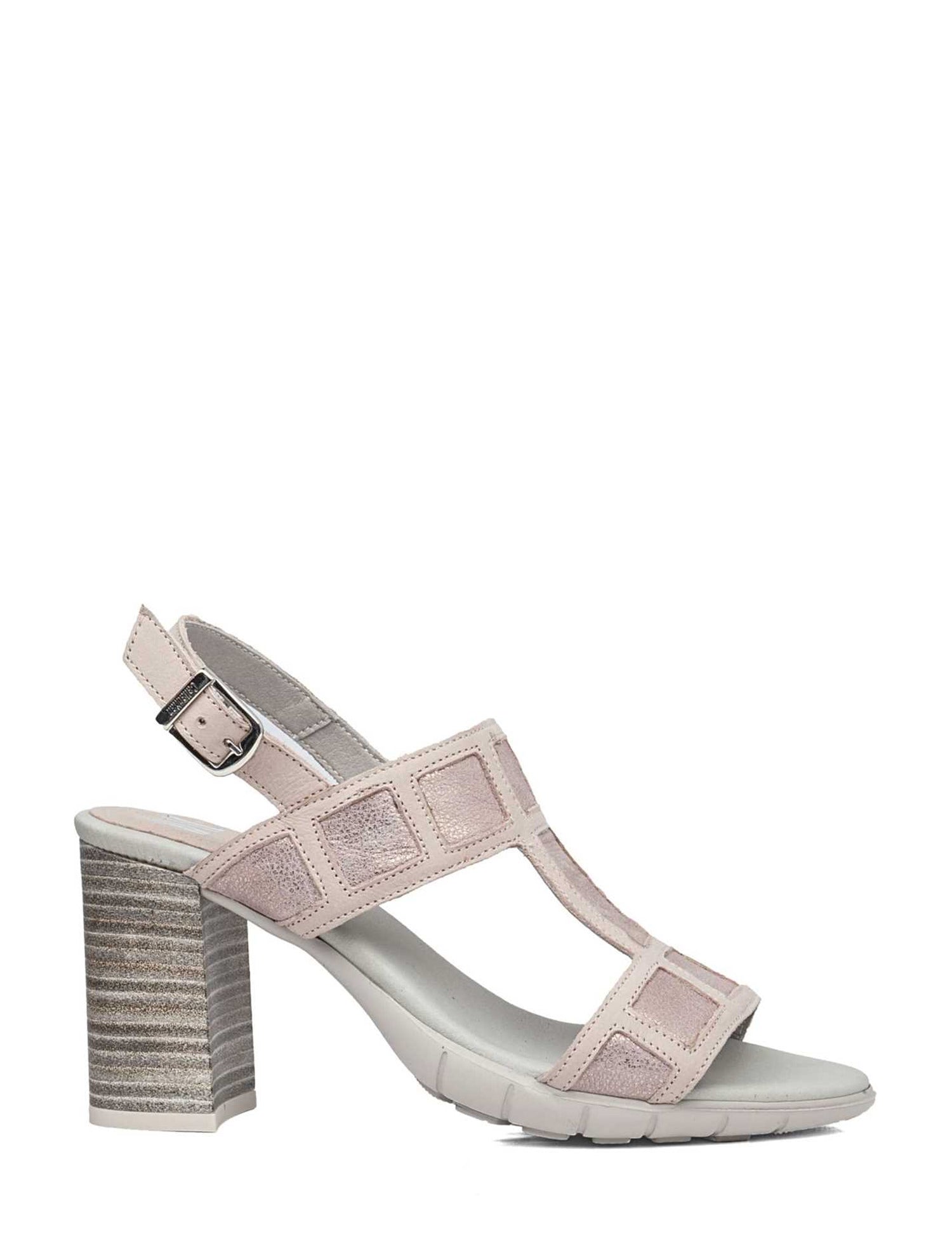 Sandali tacco Beige Miss Callaghan