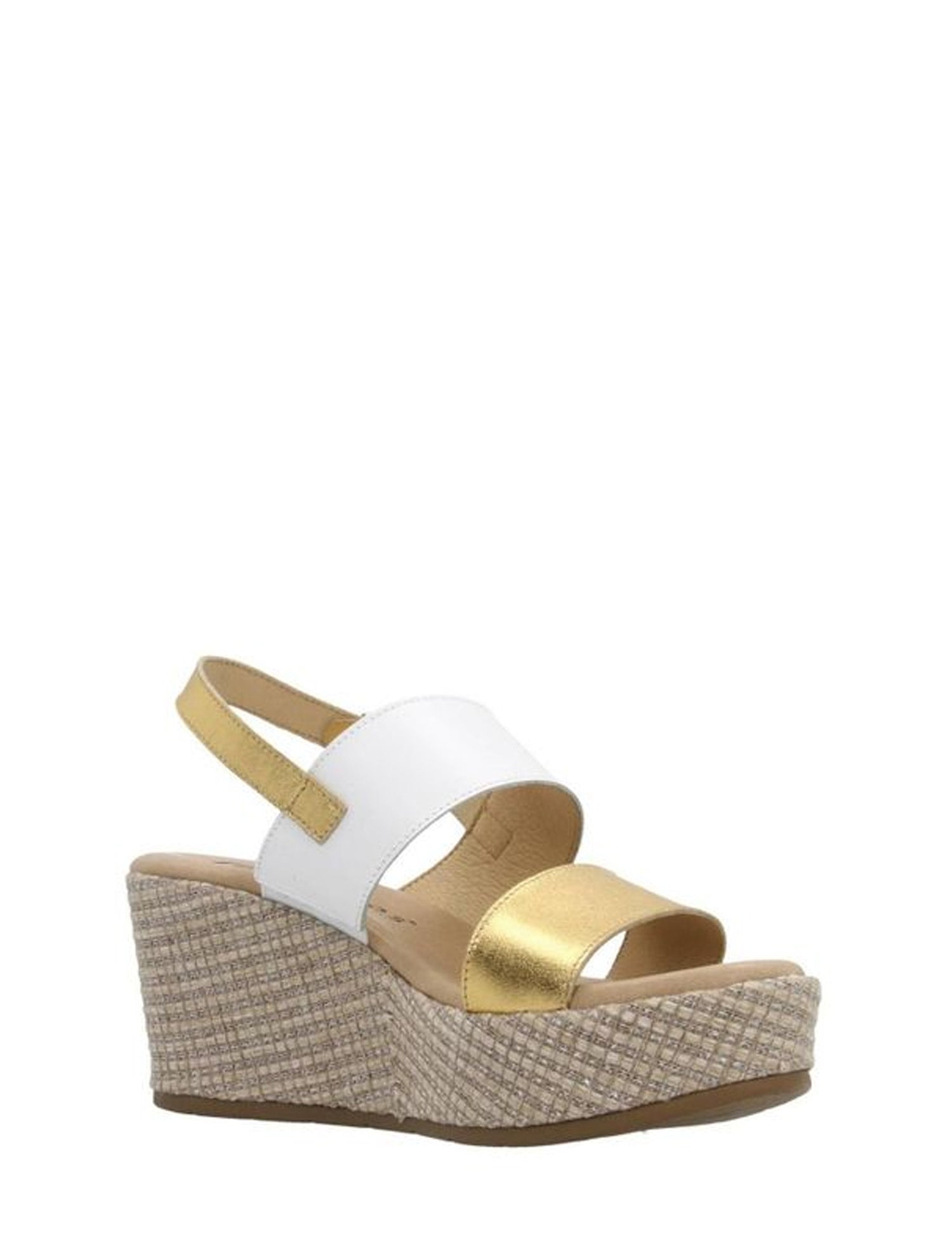 Sandali zeppa Bianco Pitillos