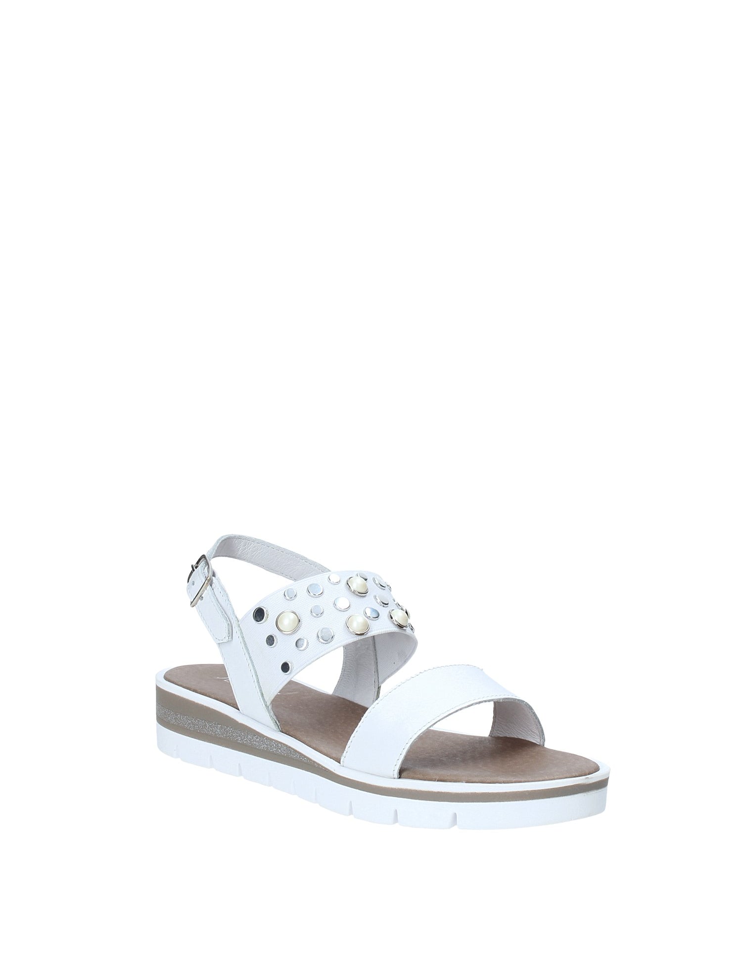 Sandali zeppa Bianco Jeiday