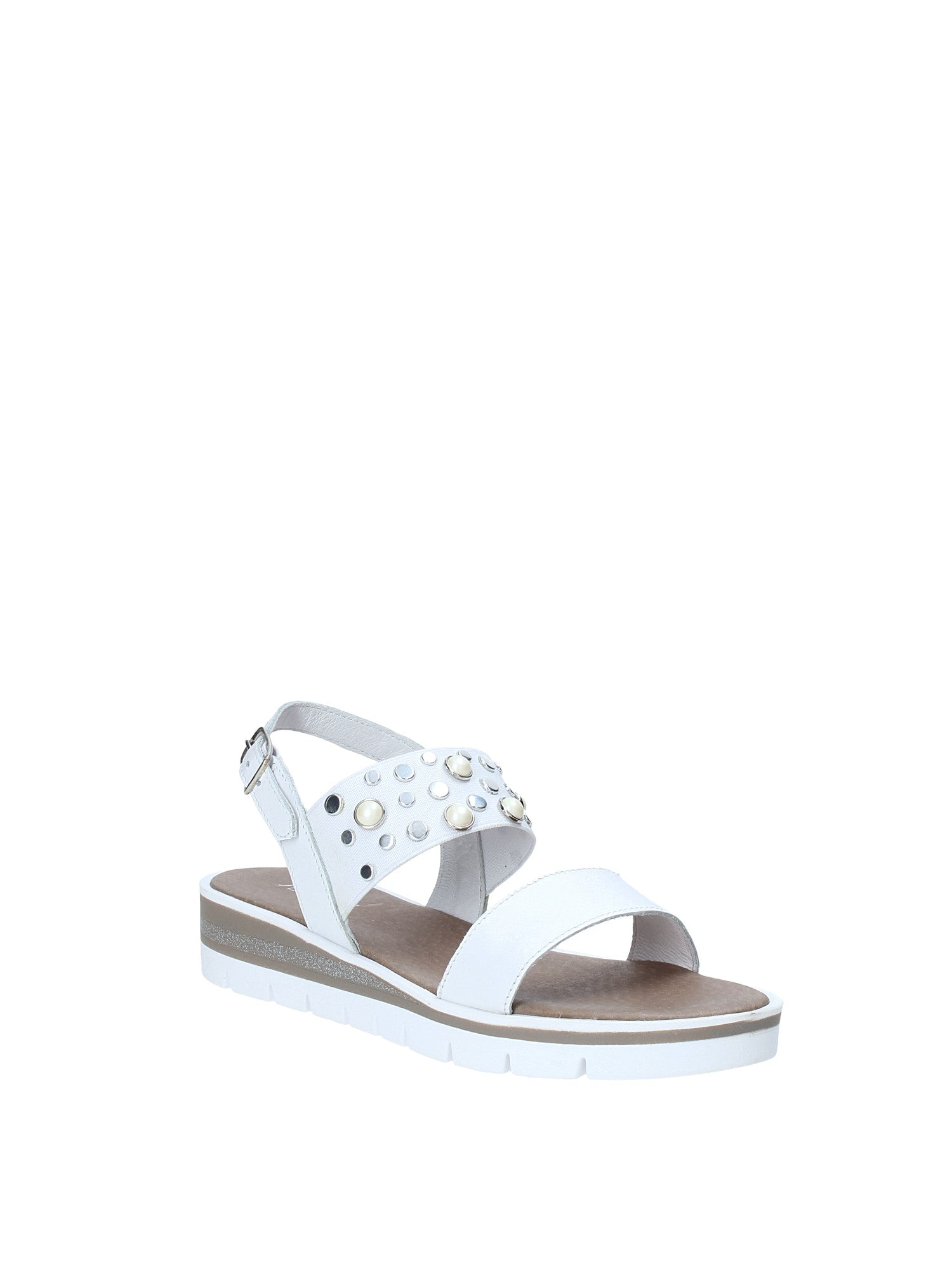 Sandali zeppa Bianco Jeiday