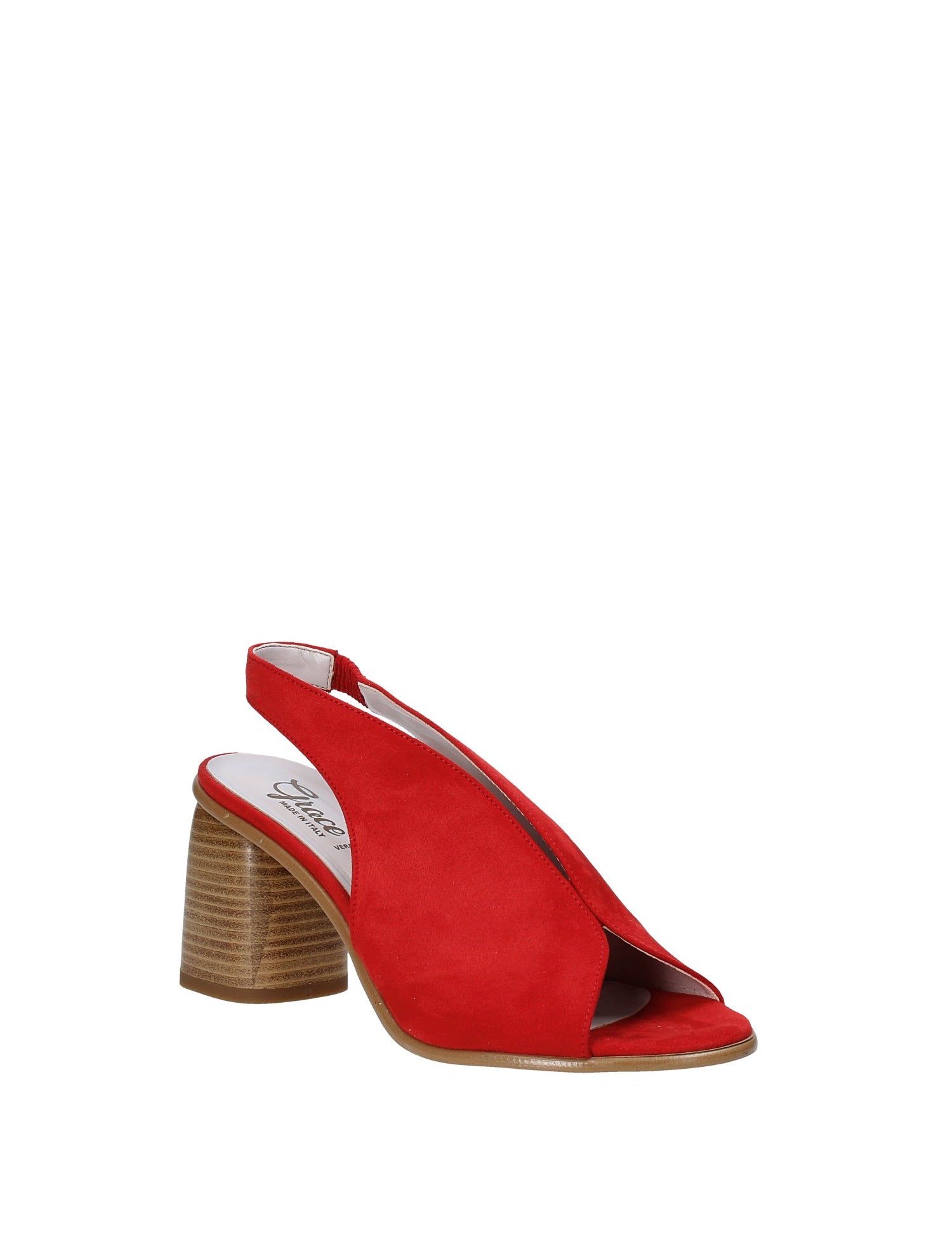 Sandali tacco Rosso Grace Shoes