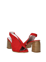 Sandali tacco Rosso Grace Shoes