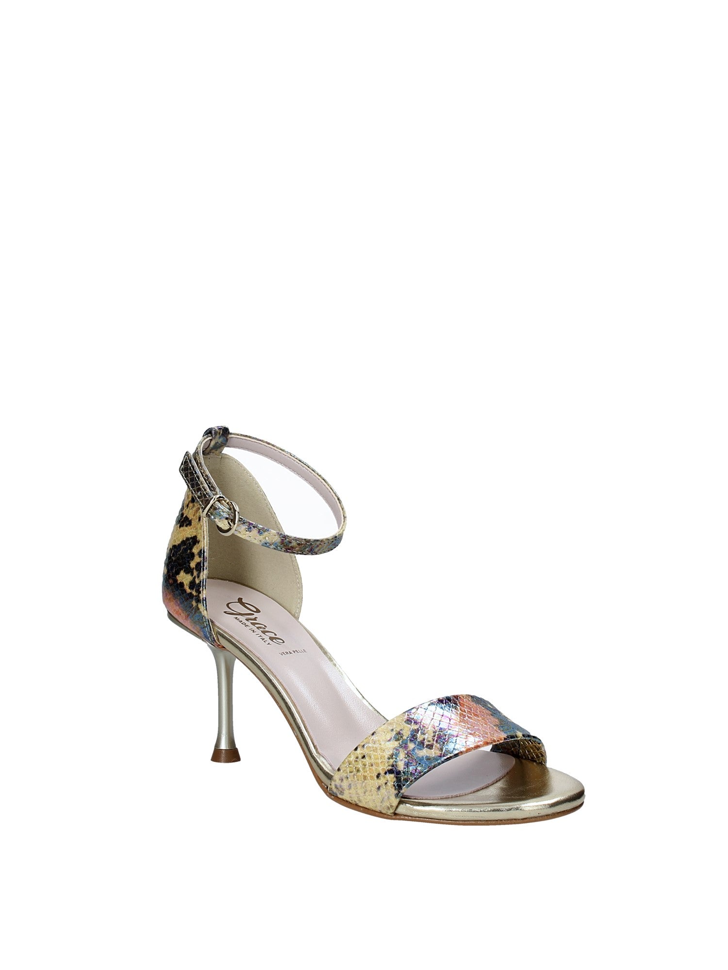 Sandali tacco Giallo Grace Shoes