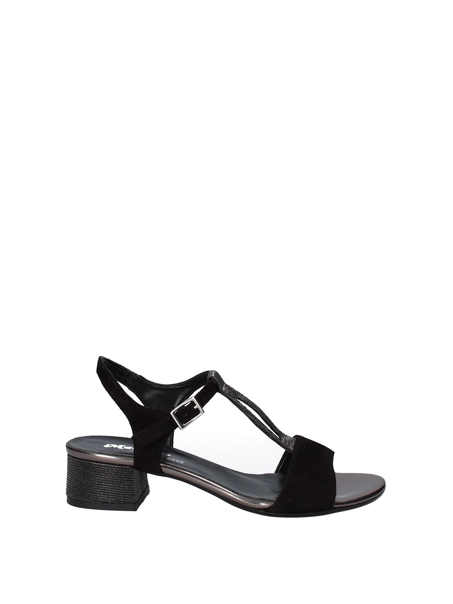 Sandali tacco Nero Melluso