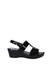 Sandali zeppa Nero Susimoda