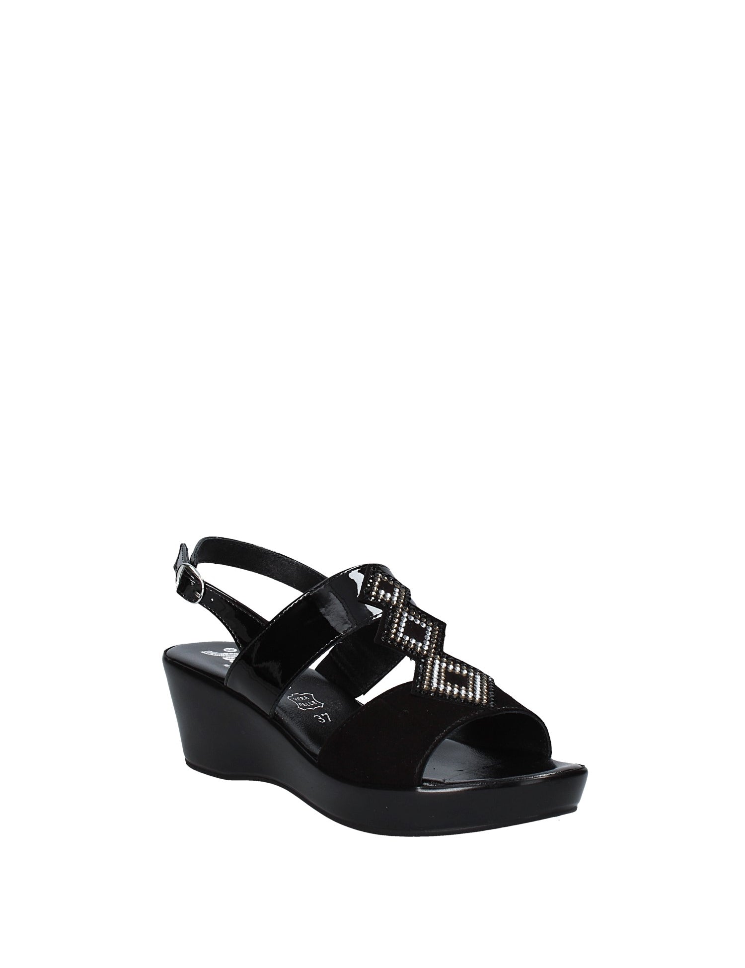 Sandali zeppa Nero Susimoda