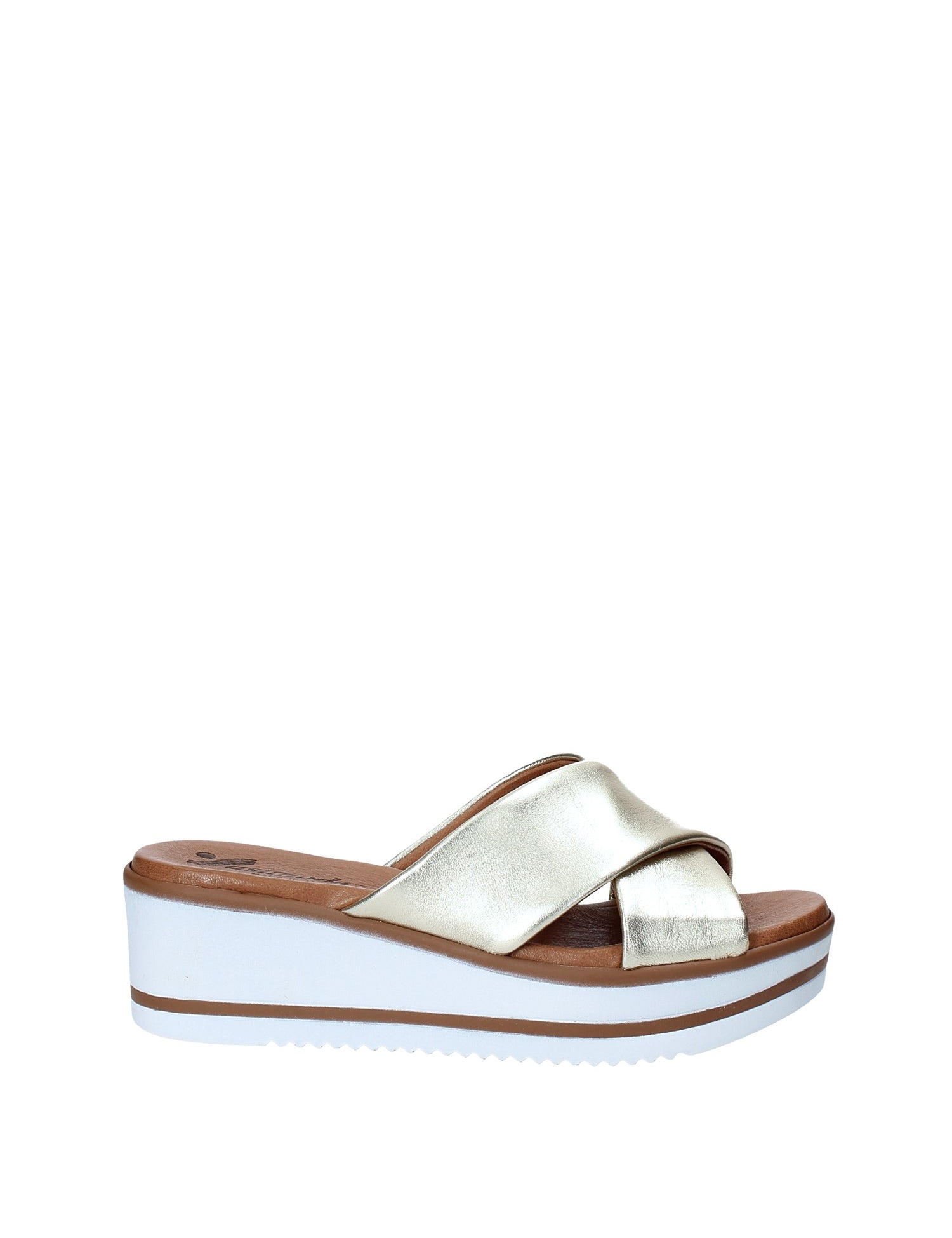 Sandali zeppa Dorato Susimoda