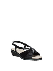 Sandali zeppa Nero Susimoda