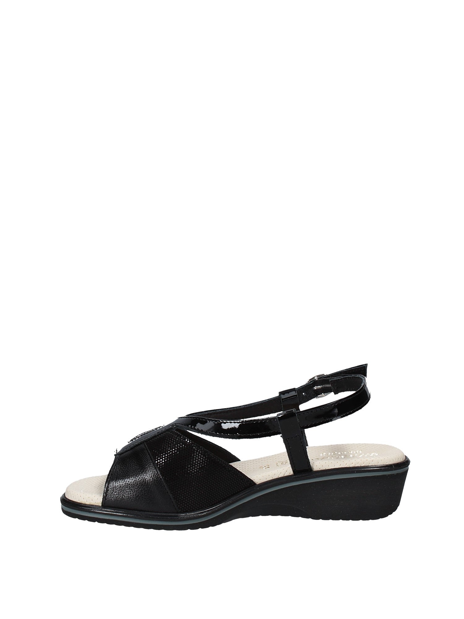 Sandali zeppa Nero Susimoda