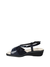 Sandali zeppa Blu Susimoda