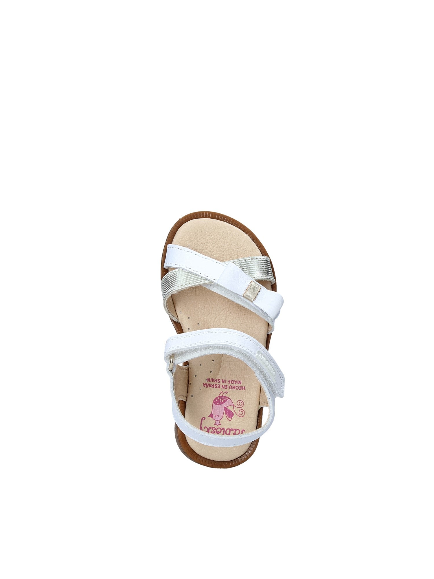 Sandali con strappi Bianco Pablosky